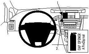 ProClip do Toyota Prius 10-16