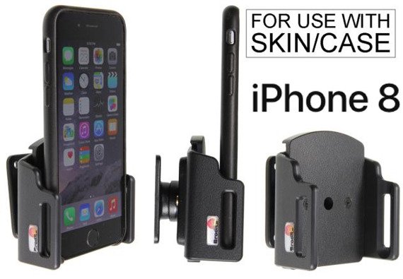 Uchwyt regulowany do Apple iPhone 8 w futerale lub obudowie o wymiarach: 62-77 mm (szer.), 2-10 mm (grubość)