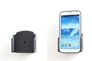 Uchwyt regulowany do Samsung Galaxy Note 20 Ultra w grubszym futerale.