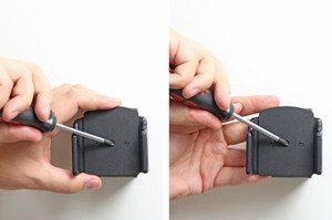 Uchwyt regulowany do Sony Xperia Z5 w futerale lub obudowie o wymiarach: 62-77 mm (szer.), 2-10 mm (grubość).